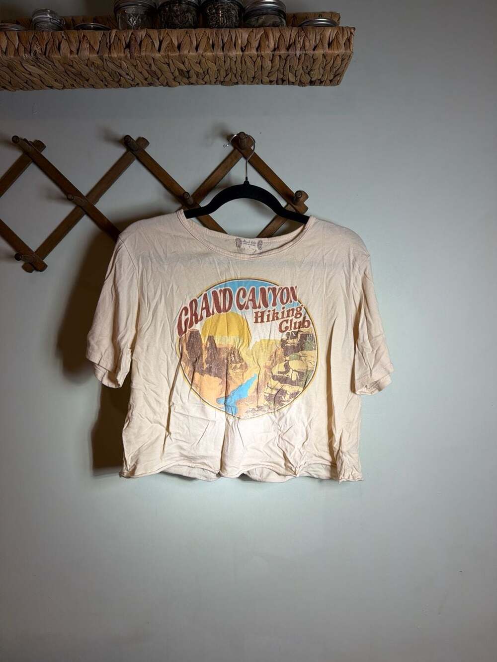 Altar'd State Grand Canyon Hiking Club Graphic Crop Top Size S